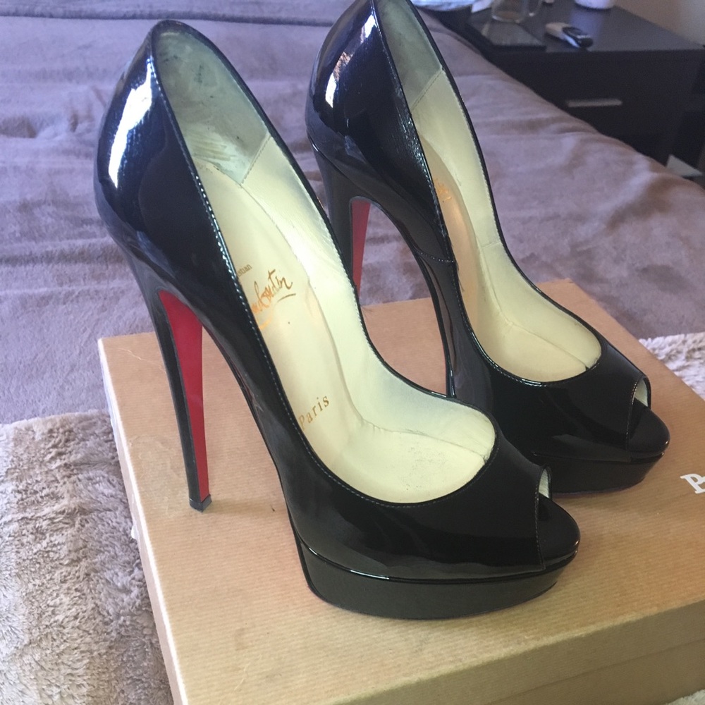 Christian Louboutin Lady Peep 150 Patent
